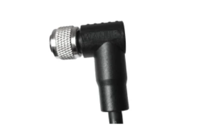 M12 Female Angled UnShielded A-Coding 17PIN PUR Cable 1.0M M12*1.0