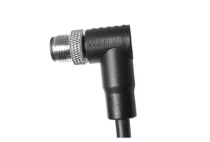 M12 オス アングル型シールドなし A- コーディング 17PIN PVC ケーブル 2.0M M12*1.0