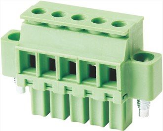 3.81mmピッチプラグメスコネクタ縦型フランジ付