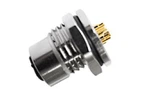 M12 メスはんだタイプ前面固定 A- コーディング 4PIN M16*1.5