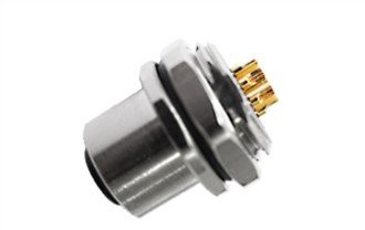 M12 メスはんだタイプ背面固定 A- コーディング 17PIN M16*1.5