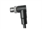 M12 オス アングル型シールドなし A- コーディング 12PIN PUR ケーブル 2.0M M12*1.0