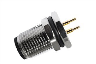 M12 オス フロント固定 A- コーディング 4PIN M12*1.0