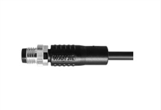 M8 オス ストレート UnShield B- コーディング 5PIN PUR 1.0M M8X1.0