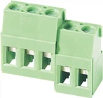 PCB ネジ式直角端子コネクタ 5.08mm