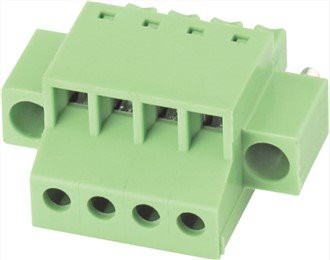 フランジ付きプラグ メス 3.81mm 端子コネクタ