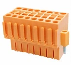 スプリングプラグ2段3.5mmピッチフランジ付コネクタ