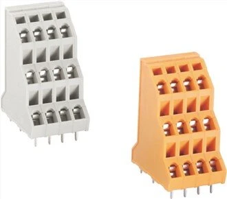 3 列 5.0 mm スプリング クランプ端子台コネクタ
